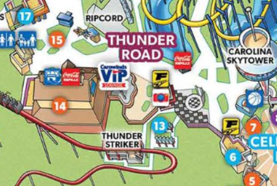 Carowinds Renames Intimidator to Thunder Striker — Park Rovers